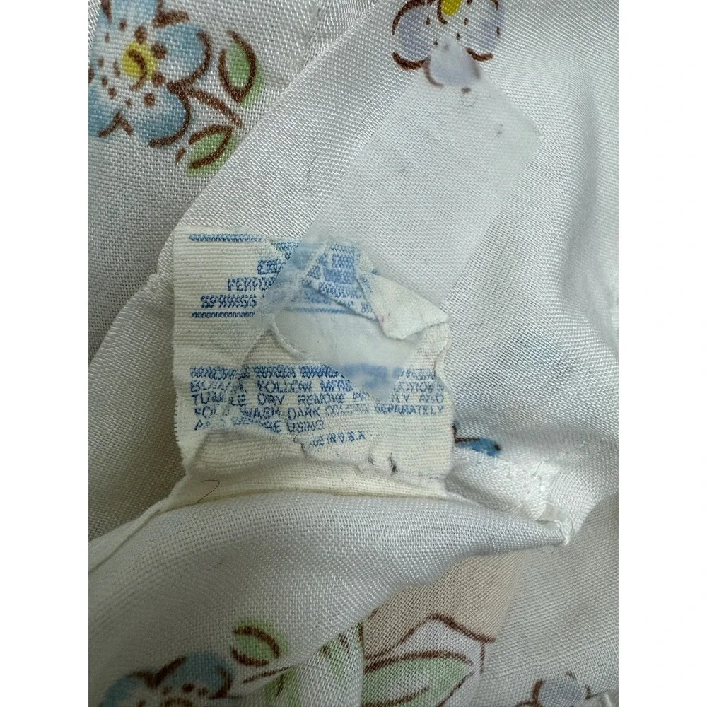 Cabbage Patch Kids Pillowcase Size 1983 Multicolor Standard Size Floral Cotton